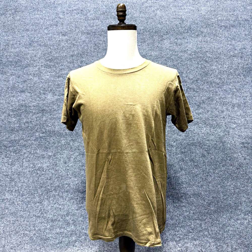 US Military Issue Brown 436 Undershirt Tee Medium 38-40 Union Cotton